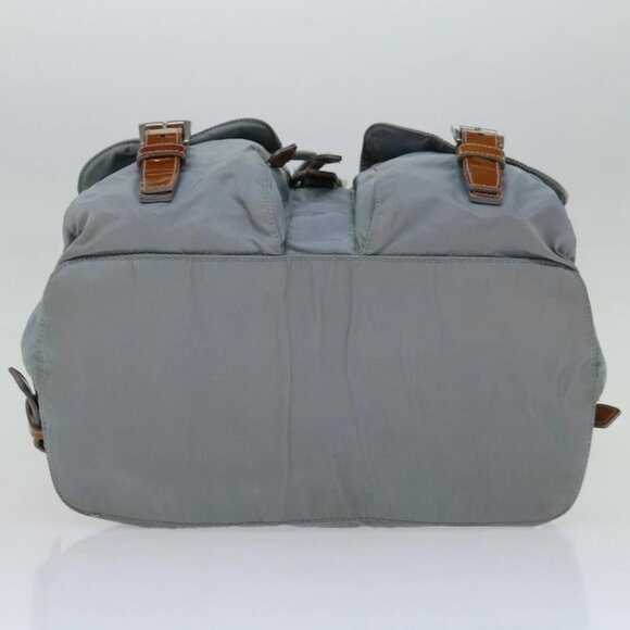 PRADA Backpack Nylon Light Blue - Picture 5 of 15